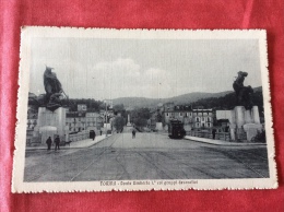 Italia. Torino. Ponte Umberto 1° Coi Gruppo Decorativi 1913 - Ponti