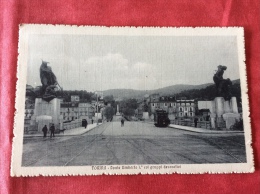 Italia. Torino. Ponte Umberto 1° Coi Gruppo Decorativi 1913 - Bruggen