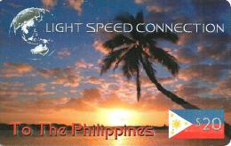 PHILIPPINES $20 CALLS TO PHILIPPINES SUNSET PIN READ DESCRIPTION !! - Filippijnen