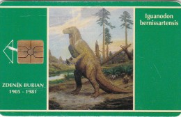 Czech Rep. C033, Dinosaur - Iguanodon, 2 Scans - Czech Republic