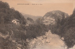 DINGY SAINT CLAIR - BEAU PLAN DU DEFILE DE LA GARE - TRAIN EN STATIONNEMENT A GAUCHE - - Dingy-Saint-Clair