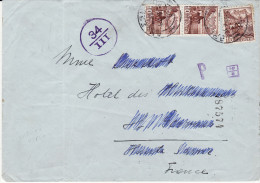 Au Verso = VERIFICATO PER CENSURA - Ufficio Censura Posta Estera * III * 1943 (Lot LG 24) - Covers & Documents
