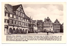 7060 SCHORNDORF, Oberer Marktplatz, 1951 - Schorndorf