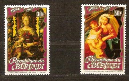 Burundi 1983 OCBnr 912-913 Yvert 884-885 *** MNH   Noel Kerstmis Christmas - Unused Stamps