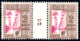 GUADELOUPE - TAXE N° 25** - 2c Allée Dumanoir - Millésime 5 - Luxe - Otros & Sin Clasificación