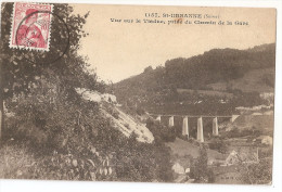 Suisse - Jura - St Ursanne Vue Sur Le Viaduc Prise Chemin De La Gare 1911 - Saint-Ursanne