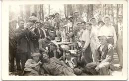 CPA PHOTO . FETE DANS LES BOIS A SAIDA - Saïda