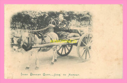 CPA  IRISH DONKEY CART   GOIN TO MARKET - Other & Unclassified