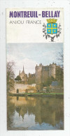 Dépliant Touristique , 8 Pages , 49 , MONTREUIL BELLAY , Anjou , 2 Scans , Frais Fr : 1.55€ - Tourism Brochures