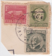 1960.133 CUBA. 1960. Ed.833. JOSE A. SACO HABILITADO. ERROR "10" BROOKEN. - Usados