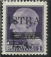 OCCUPAZIONE JUGOSLAVIA YUGOSLAVIA ISTRIA 1945 SURCHARGE ITALY SOPRASTAMPATO ITALIA LIRE 2 SU 1 MNH - Occ. Yougoslave: Istria