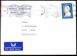 Greece 1957 Machine Stamp Air Mail - Covers & Documents