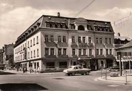 AUE (Sachsen) - Hotel Blauer Engel, Fotokarte - Aue