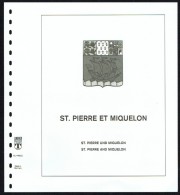 LINDNER-T Hingeless Sheets St Pierre-et-Miquelon  1952-1994 New In Original Packaging - Shipped From Canada - Fogli Prestampati