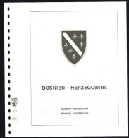 LINDNER-T Hingeless Sheets Bosnia-Herzegovina 1993-8 New In Original Packaging - Shipped From Canada - Pre-printed Pages