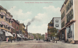 Franklin NH N.H. New Hampshire - Central Street - Stamp & Postmark 1910 - 2 Scans - - Other