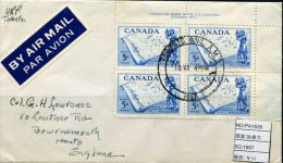 PA1535 Canada 1957 Geographical Investigations Cover - Geographie