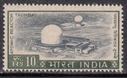 India MNH 1965. Rs 10 Atomic Reactor Trombay, Definitive 4th Series Of 1965-1975, Energy - Ongebruikt