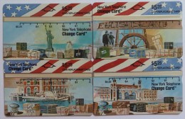 USA - L&G - Nynex - Set Of 4 Cards - Ellis Island Series - Mint - [1] Tarjetas Holográficas (Landis & Gyr)