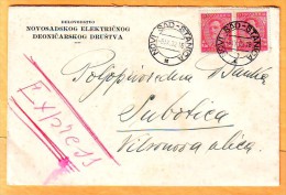 Yugoslavia Traveled Express Letter 1932 Y Postmark Novi Sad To Subotica - Storia Postale