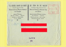 Enveloppe Et Dépliant De L' Asbl LE SOLEIL DANS LA NUIT - 1961 - Destination Luttre - Timbreuse F701    (4114) - Other & Unclassified
