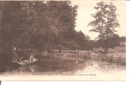 SANATORIUM DE BEL AIR    Promenade En Bateau Sur L'etang - Loudéac