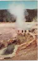 PUNCHBOWL SPRING, UPPER GEYSER BASIN, YELLOWSTONE NATIONAL PARK, 1956 Used Postcard [16810] - USA National Parks