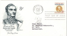 ARM-L72 -ETATS-UNIS N° 662 Sur FDC Champion Of Liberty - Other & Unclassified