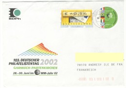 Entier Postal Garmisch Partenkirchen - 103 Deutscher Philatelistentag 2002 - Buste Private - Usati