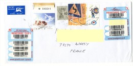 ISRAEL 2009 Registered  To France - Covers & Documents