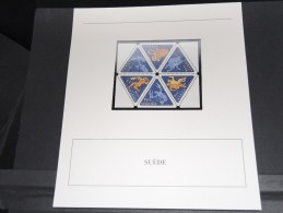 SUEDE -  Bloc Luxe Avec Texte Explicatif - Belle Qualité - À Voir -  N° 11694 - Hojas Bloque