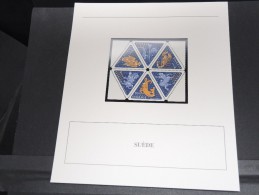 SUEDE -  Bloc Luxe Avec Texte Explicatif - Belle Qualité - À Voir -  N° 11695 - Blocks & Kleinbögen