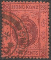Hong Kong. 1903 KEVII. 4c Used. Crown CA W/M SG 64 - Oblitérés