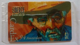 NETHERLANDS - Liberty Prepaid - Vincent Van Gogh - $2 - Mint Blister - Cartes GSM, Prépayées Et Recharges