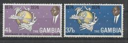 GAMBIA 1974 - U.P.U. - CPL. SET - MNH MINT NEUF NUEVO - UPU (Unione Postale Universale)