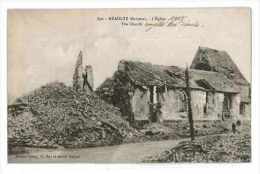 CPA 80 MEAULTE L'EGLISE 1918 - Meaulte