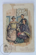 Old Illustrated Postcard - Collection Musculosine Byla - Chine/ China -Negociant Of Penang  And Wife In Festival Clothes - Asie