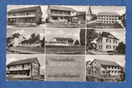 CPSM - BAD KROZINGEN - Das Gastliche Thermalbad - Diäthaus Reber Gästehaus Hofmann Haus Daheim Pension Wolf ... - Bad Krozingen