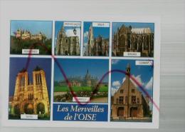 Cpm 00934 Les Merveilles De L'oise 8 Vues Sur Carte - Picardie