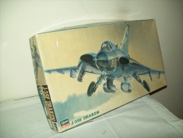 Aereomodello J-35F Draken (Scatola Di Montaggio Anni 80)  "scala" 1/72 - Luchtvaart