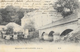 Moulins D'Artannes (Indre-et-Loire) - Carte H.R. Précurseur - Mulini Ad Acqua