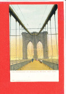 NEW YORK BROOLYNK Cpa Animée The Promenade On Bridge  1960 Il LN Y - Brooklyn