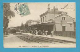 CPA Chemin De Fer Cheminot Arrivée Du Train En Gare LE VESINET 78 - Le Vésinet