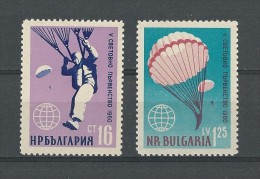 Bulgarie: 1016/ 1017 *  Parachutisme - Parachutespringen