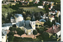 CPSM 01 HAUTEVILLE-LOMPNES  VUE  AERIENNE   EGLISE - Hauteville-Lompnes