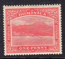 DOMINICA - 1921 ONE PENNY DEFINITIVE WMK MULT SCRIPT CA S/W FINE MNH ** SG 63 - Dominica (...-1978)