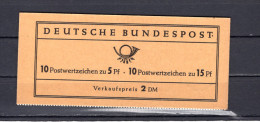 8337 Deutschland Germany Allemagne MH 10 U ** - 1951-1970