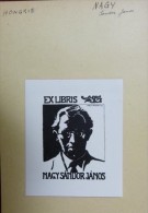 NAGY SANDOR JANOS - HONGRIE - Ex-libris Auto-portrait ? - Exlibris