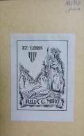 Ex-libris Julia G. MIRO - Ex Libris