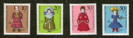 ALLEMAGNE 1968 POUPEES  YVERT N°436/39  NEUF MH* - Poupées